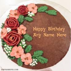 Amazing Chocolate Birthday Cake Images With Name