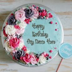 Amazing Decorated Cake For Happy Birthday Wish