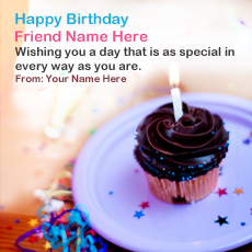 Friend Birthday Wish With Name