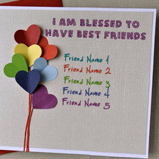 Friendship Card With Name