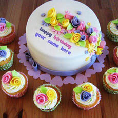 Beautiful Birthday Cake Writing With Name