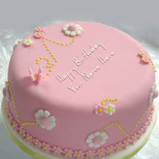 Beautiful Happy Birthday Cake With Name
