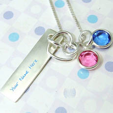 Personalized Colorful Pendant With Name