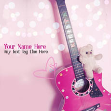 Girly Guitar With Name
