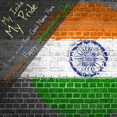 Happy Independence Day India With Name