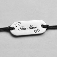 Personalized Nick Name Bracelet With Name