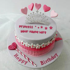 Princess Cake With Name