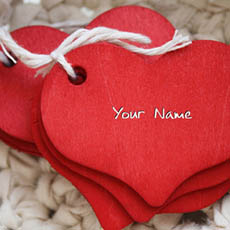 Red Heart With Name