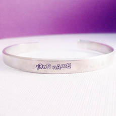 Personalized Silver Bracelets With Name