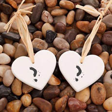 Stone Hearts With Name