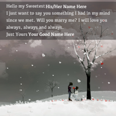 Propose Day Romantic With Name