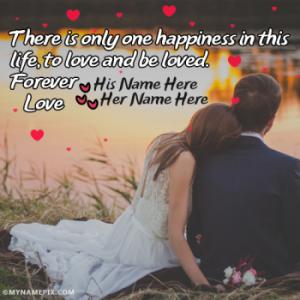 Forever Love Couple Images With Name