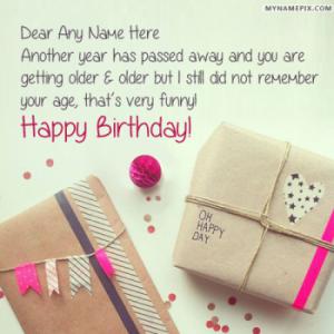Funny Birthday Wishes With Name