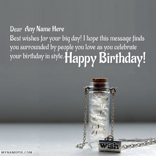 Amazing Happy Birthday Wishes With Name