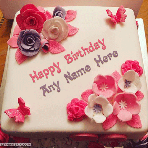 Beautiful Birthday Cake For Girls With Name
