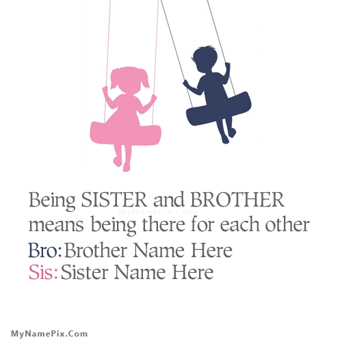Being Brother Sister With Name