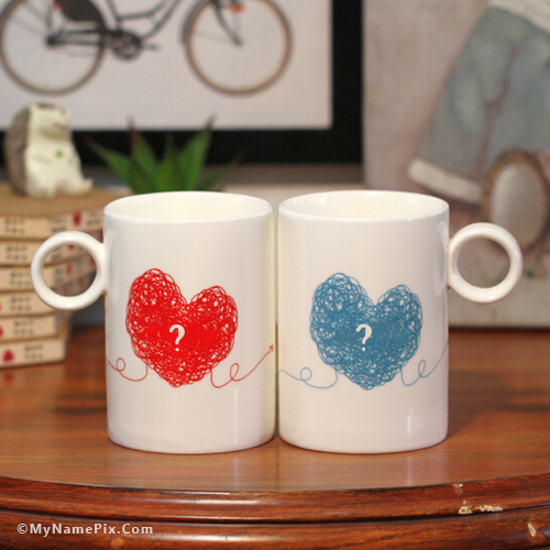 Couple Love Cups With Name