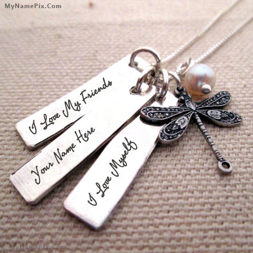 Personalized Bird Neckalce With Name