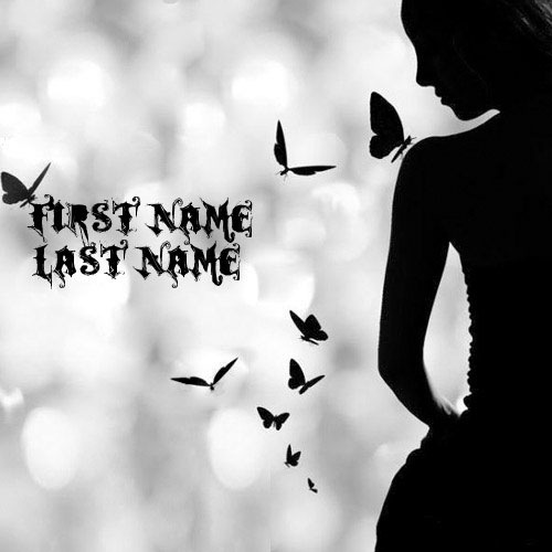 Butterfly Girl With Name