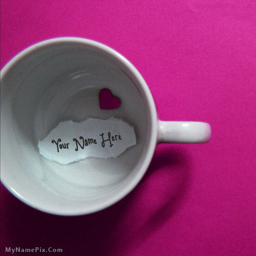 Heart Cup With Name