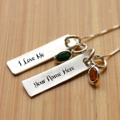 Personalized I Love Me Necklace With Name