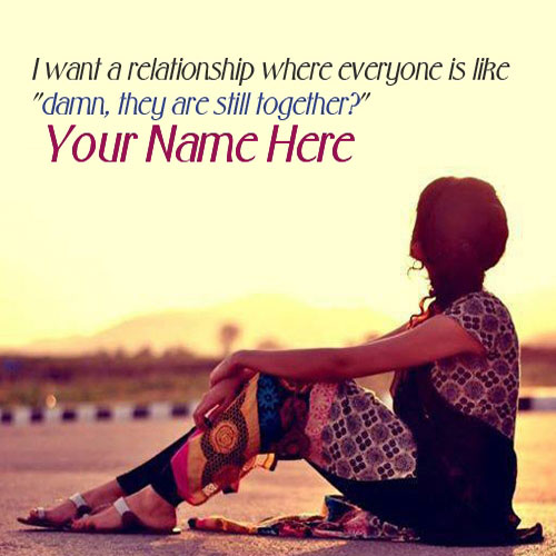 I want a relationship With Name