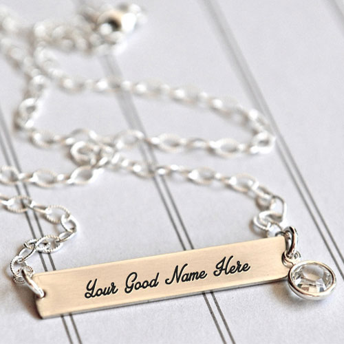 Personalized Plain Necklace With Name