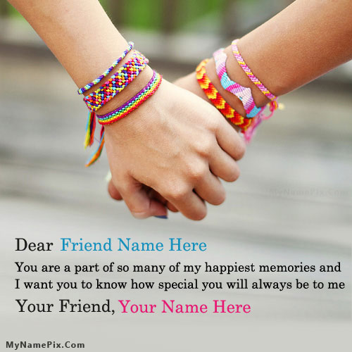Real True Freindship With Name