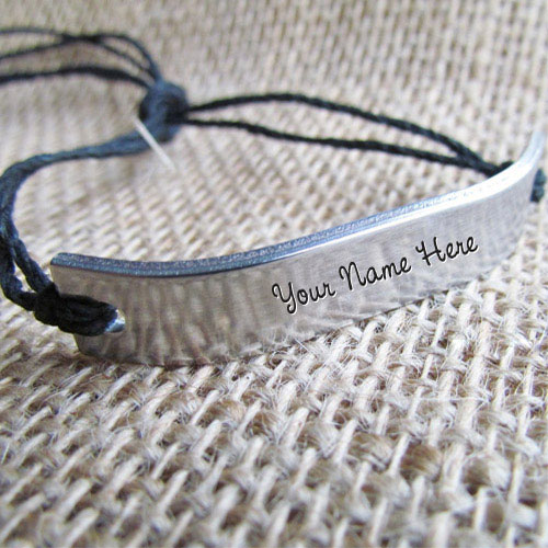 Personalized Silver Personalized Bracelet With Name