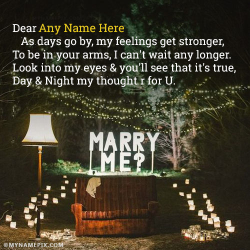 Love Proposal Day Quotes With Name