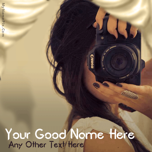 Photographer Girl With Name