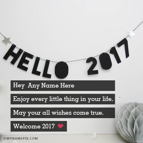 Welcome 2017 A New Year Wishes